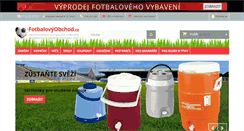 Desktop Screenshot of fotbalovy-obchod.cz