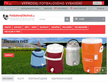 Tablet Screenshot of fotbalovy-obchod.cz